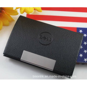 China Business Card Holder with Stamped Logo